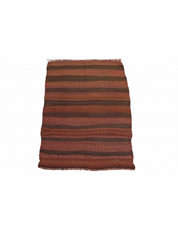 Rust & Brown Mini Kilim Rug - 1`8″ x 2`10″