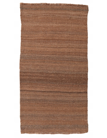 Brown Mini Vintage Kilim Rug - 1`10″ x 3`1″