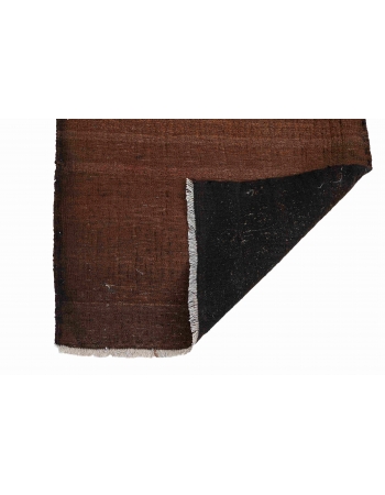 Mini Vintage Brown Kilim Rug - 2`1″ x 2`5″
