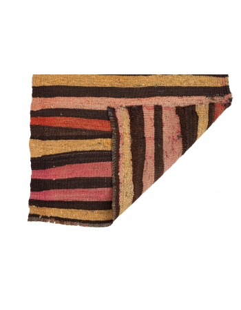 Striped Vintage Mini Kilim Rug - 2`2″ x 2`5″