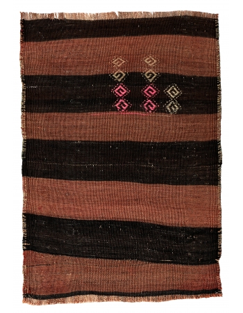 Vintage Decorative Mini Kilim Rug - 1`10″ x 2`5″