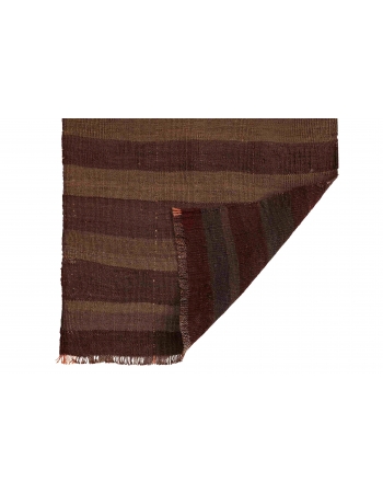Brown Vintage Mini Kilim Rug - 1`8″ x 2`7″