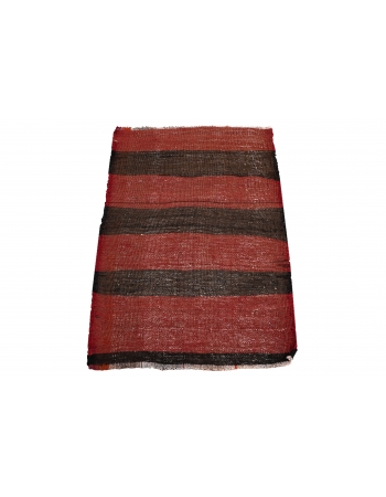 Brown & Red Vintage Mini Kilim - 1`9″ x 2`10″
