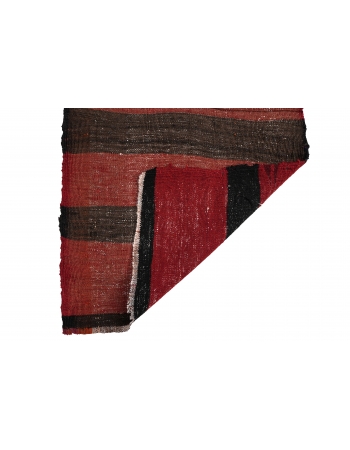 Brown & Red Vintage Mini Kilim - 1`9″ x 2`10″