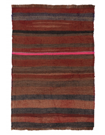 Decorative Mini Vintage Kilim Rug - 1`11″ x 2`8″