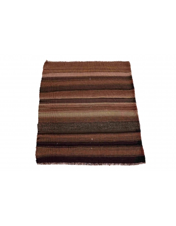 Striped Vintage Mini Kilim Rug - 2`0″ x 2`6″