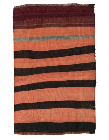 Striped Mini Vintage Kilim Rug - 2`0″ x 3`2″