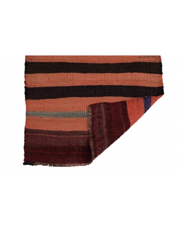 Striped Mini Vintage Kilim Rug - 2`0″ x 3`2″