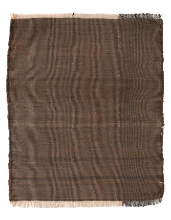 Gray Vintage Mini Kilim Rug - 1`10″ x 2`2″