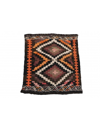 Mini Decorative Vintage Kilim Rug - 1`8″ x 1`11″