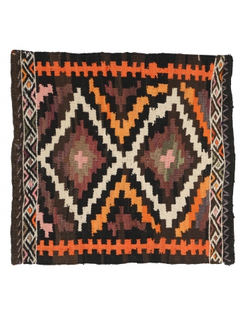 Decorative Mini Vintage Kilim Rug - 1`8″ x 1`10″