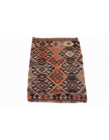 Mini Vintage Decorative Kilim Rug - 1`8″ x 2`3″