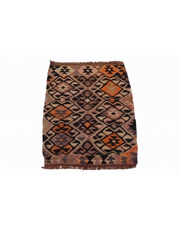 Decorative Mini Vintage Kilim Rug - 1`7″ x 2`2″