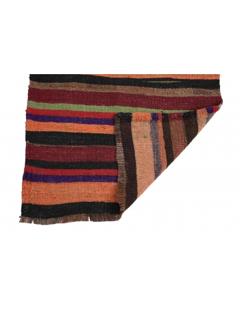 Striped Vintage Mini Kilim Rug - 2`4″ x 3`2″
