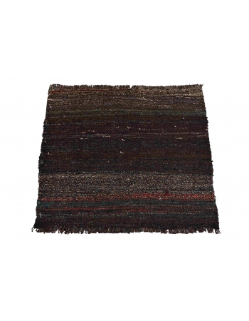 Decorative Mini Vintage Kilim Rug - 1`10″ x 1`10″