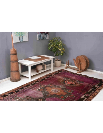 Vintage Turkish Unique Kars Rug - 5`11″ x 15`0″