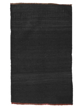 Dark Brown Mini Vintage Kilim - 1`10″ x 2`11″