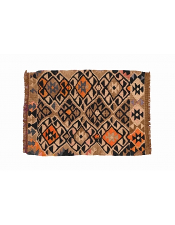 Decorative Mini Vintage Kilim Rug - 1`7″ x 2`2″