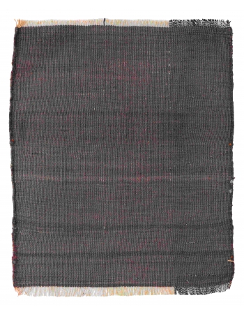 Gray Vintage Mini Kilim Rug - 1`10″ x 2`2″