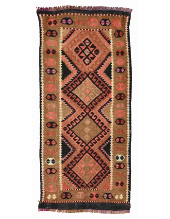 Mini Decorative Vintage Kilim Rug - 1`7″ x 3`5″