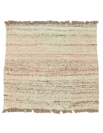 Mini Natural Wool Kilim Rug - 1`8″ x 1`10″