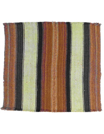 Mini Natural Wool Kilim Rug - 2`4″ x 2`5″