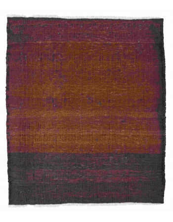 Mini Vintage Brown Kilim Rug - 2`1″ x 2`5″
