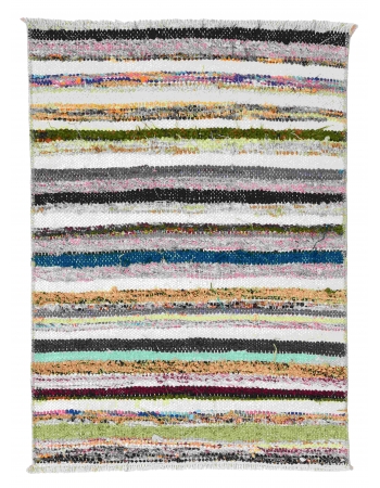 Mini Vintage Decorative Rag Rug - 1`9″ x 2`6″