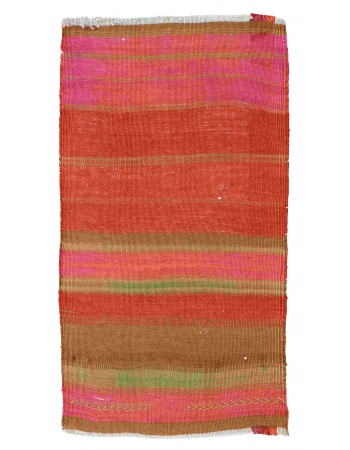 Pink Mini Vintage Kilim Rug - 1`6″ x 2`7″