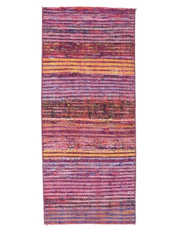 Purple Mini Vintage Kilim Rug - 1`5″ x 3`3″
