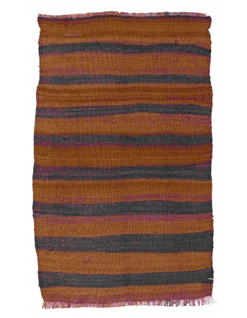 Rust & Brown Mini Kilim Rug - 1`8″ x 2`10″
