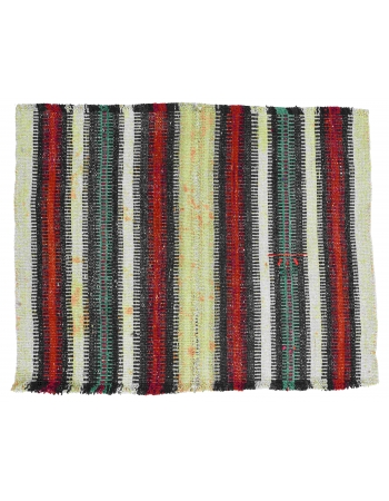 Striped Mini Vintage Kilim Rug - 2`4″ x 2`10″