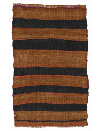 Striped Vintage Mini Kilim Rug - 1`10″ x 2`9″
