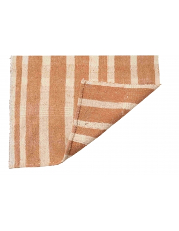 Striped Vintage Turkish Kilim Rug - 2`11″ x 6`7″