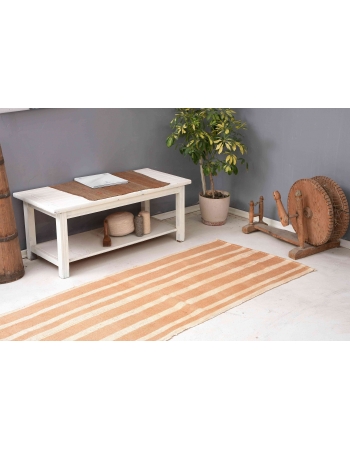 Decorative Vintage Striped Kilim Rug - 2`11″ x 6`9″