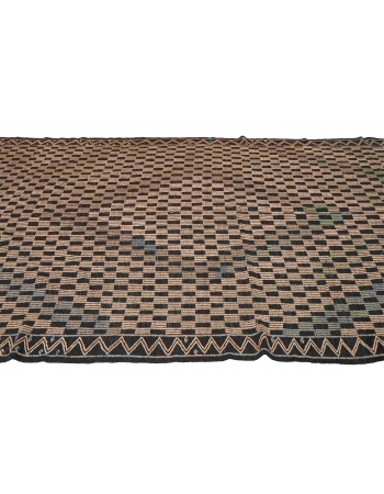 Embroidered Vintage Kilim Rug - 5`9″ x 8`7″