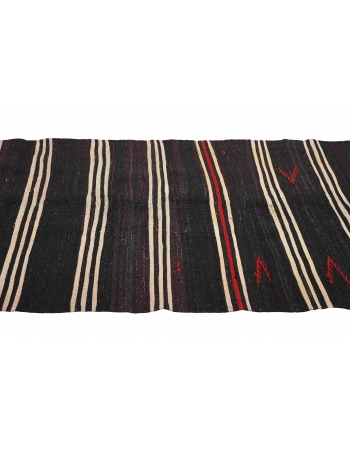 Vintage Striped Kilim Runner - 3`6″ x 13`0″