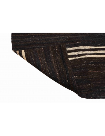 Vintage Striped Kilim Runner - 3`6″ x 13`0″