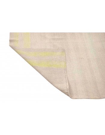 Vintage Modern Turkish Cotton Kilim - 7`7″ x 9`4″
