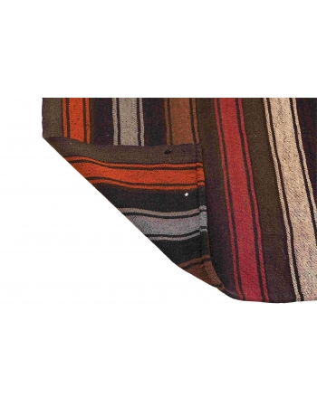 Striped Vintage Long Kilim Runner - 3`0″ x 20`2″