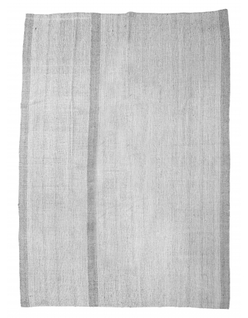 Large Gray Vintage Kilim Rug - 9`3″ x 13`1″