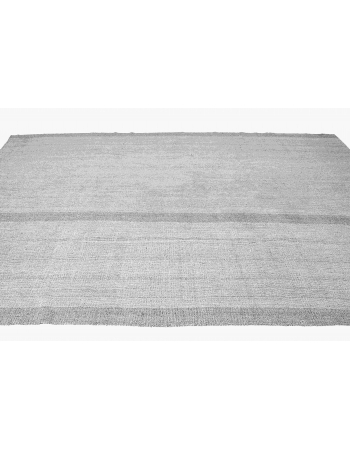 Large Gray Vintage Kilim Rug - 9`3″ x 13`1″