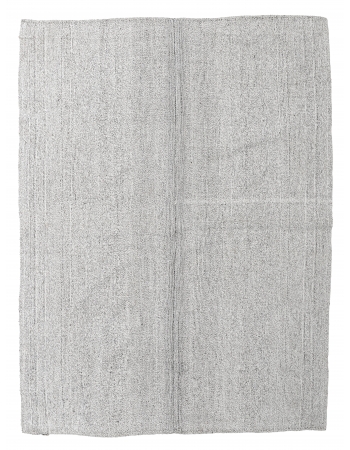 Gray Vintage Turkish Kilim Rug - 5`9″ x 7`9″
