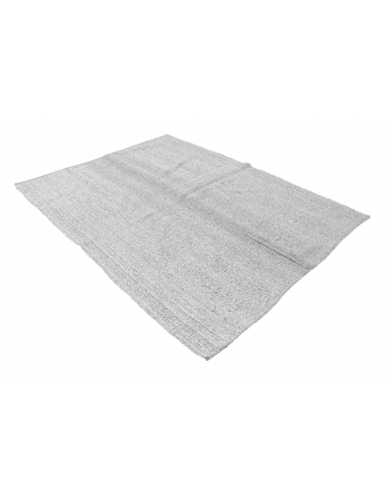 Gray Vintage Turkish Kilim Rug - 5`9″ x 7`9″