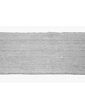 Vintage Gray Modern Kilim Runner - 3`0″ x 12`0″