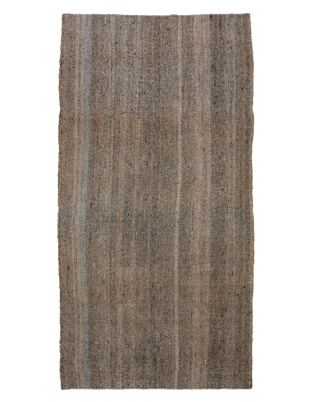 Vintage Modern Turkish Kilim Rug - 3`9″ x 6`10″