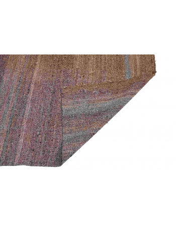 Vintage Modern Turkish Kilim Rug - 3`9″ x 6`10″
