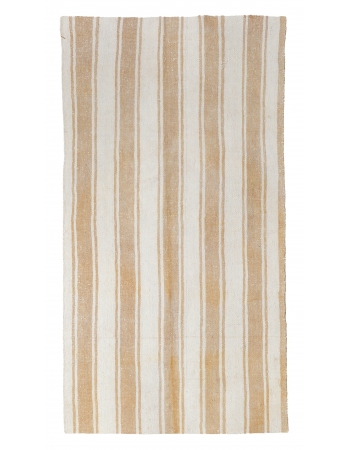 Modern Vintage Striped Small Kilim - 2`9″ x 5`1″