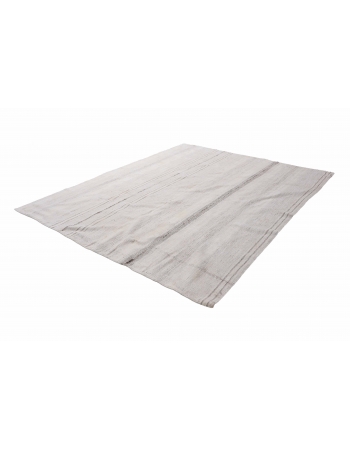 Vintage Modern Turkish Kilim Rug - 7`3″ x 9`0″