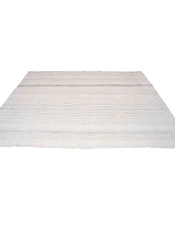 Vintage Modern Turkish Kilim Rug - 7`3″ x 9`0″